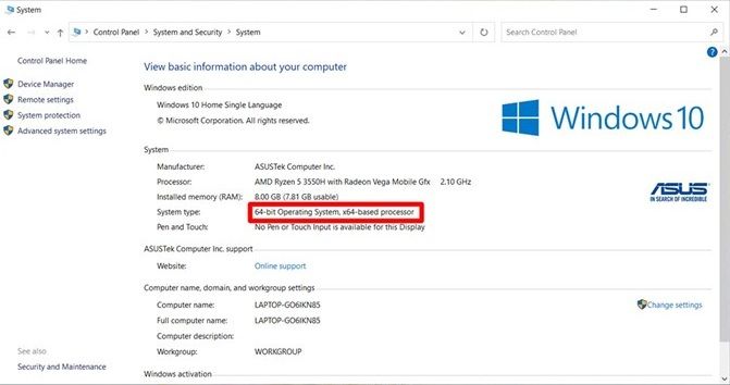 Cách xem hệ điều hành của bạn hỗ trợ tối đa bao nhiêu GB Ram